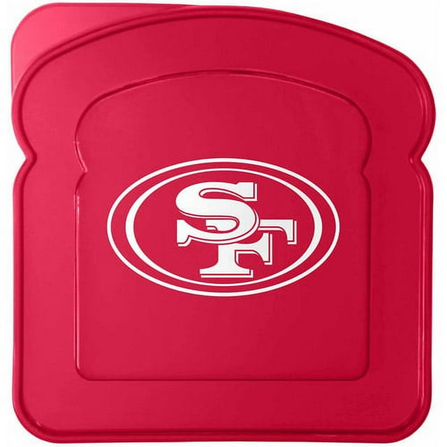 NFL San Francisco 49Ers Sandwich Container Set, 4pk