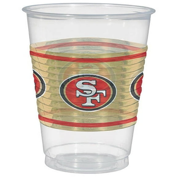 NFL San Francisco 49ers 16oz Plastic Cups (25ct)