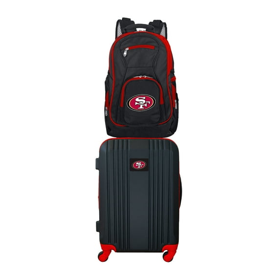 NFL San Francisco 49ers 2-Piece Luggage and Backpack Set