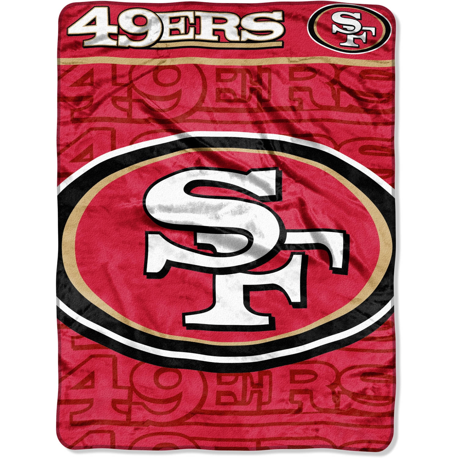 NFL San Francisco 49ers 46 x 60 Micro Raschel Throw 1 Each