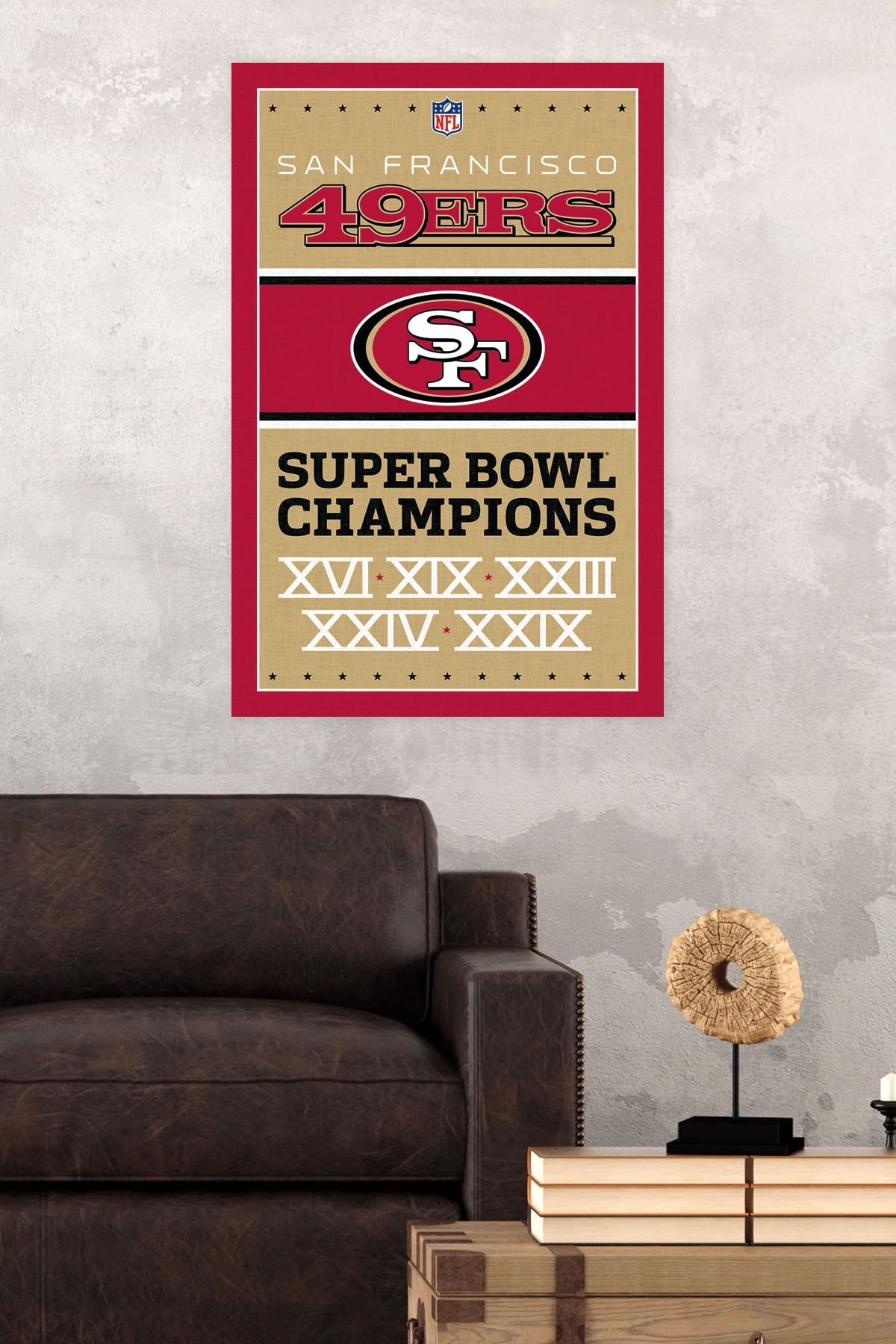 NFL San Francisco 49ers - Champions 13 Wall Poster, 22.375" x 34 ...