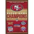 thumbnail image 1 of NFL San Francisco 49ers - Champions 23 Wall Poster, 14.725" x 22.375" Framed, 1 of 5