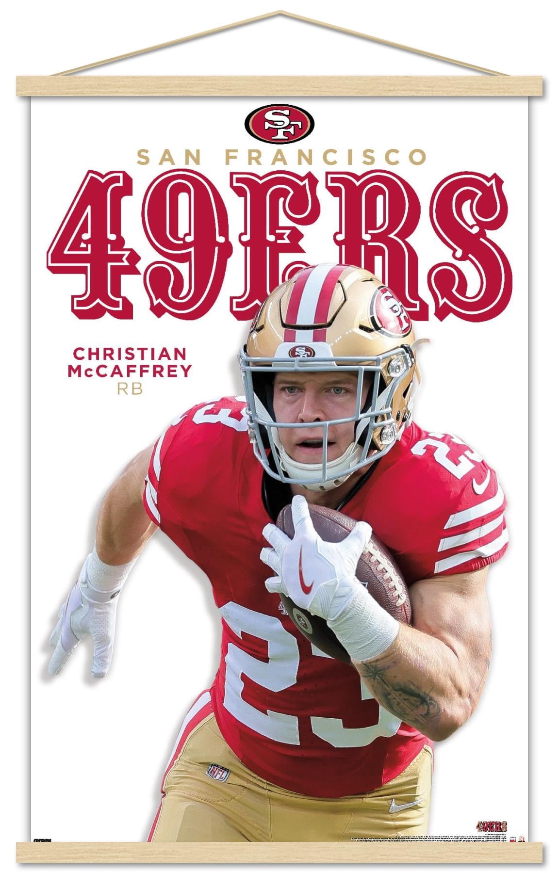 NFL San Francisco 49ers - Christian McCaffrey Feature Series 24 Wall ...