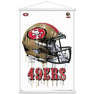  Trends International NFL San Francisco 49ers-Logo 21 Wall  Poster, 22.375 x 34, Unframed Version, Bedroom : Sports & Outdoors