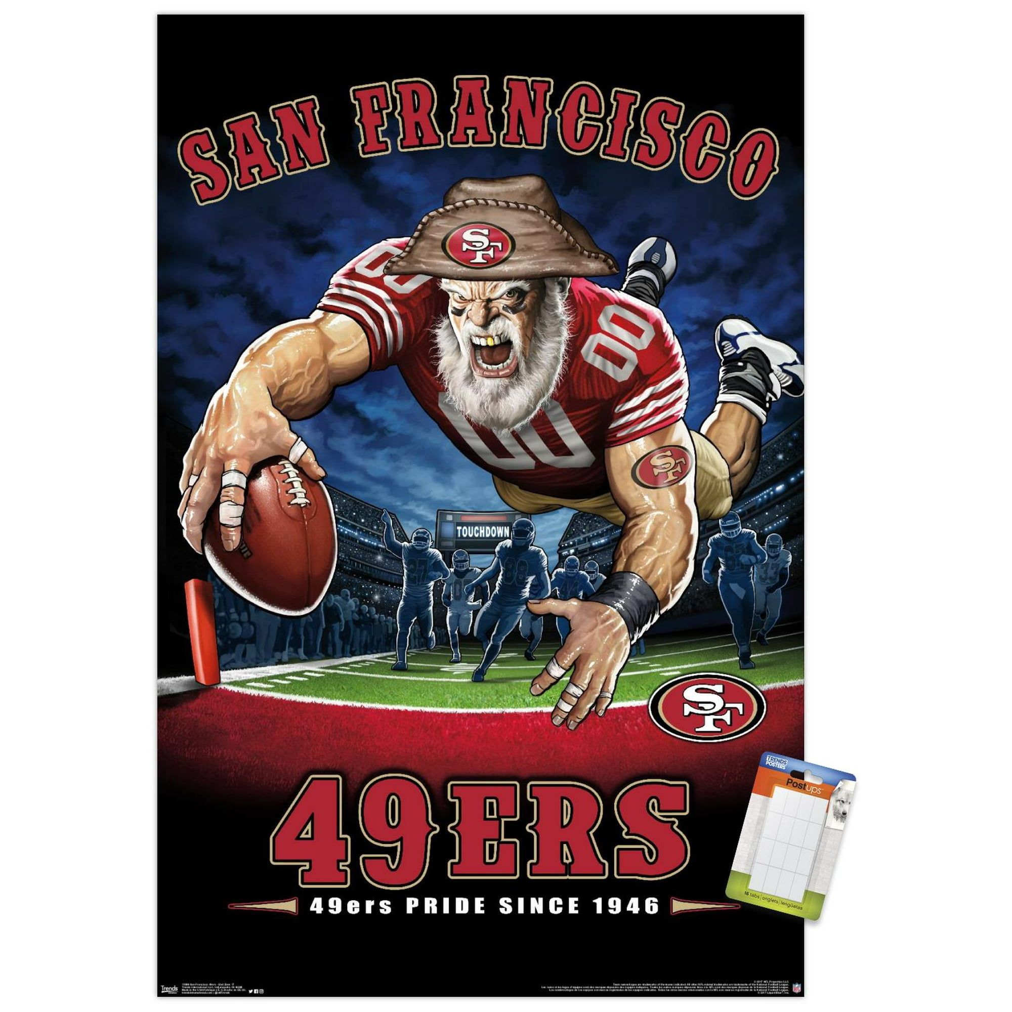NFL San Francisco 49ers - End Zone 17 Wall Poster, 22.375' x 34'