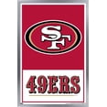 thumbnail image 1 of NFL San Francisco 49ers - Logo 21 Wall Poster, 14.725" x 22.375", Framed, 1 of 3