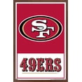thumbnail image 1 of NFL San Francisco 49ers - Logo 21 Wall Poster, 14.725" x 22.375", Framed, 1 of 3