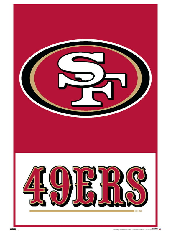 NFL San Francisco 49ers - Logo 21 Wall Poster, 22.375" x 34"