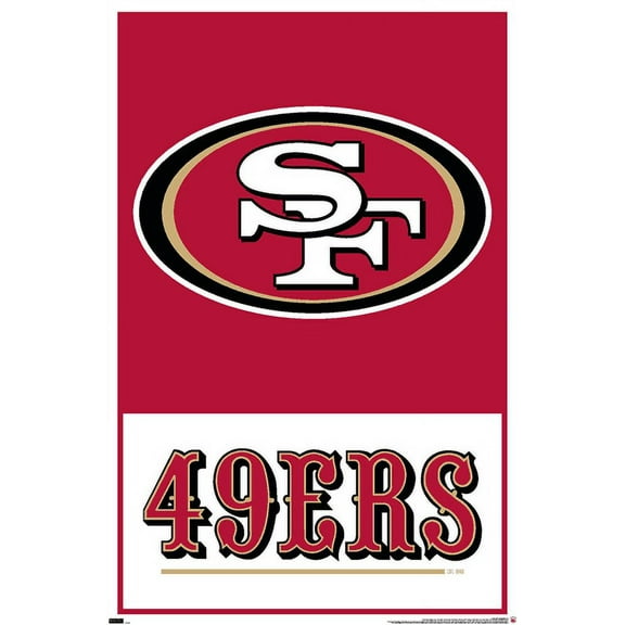 NFL San Francisco 49ers - Logo 21 Wall Poster, 22.375" x 34"