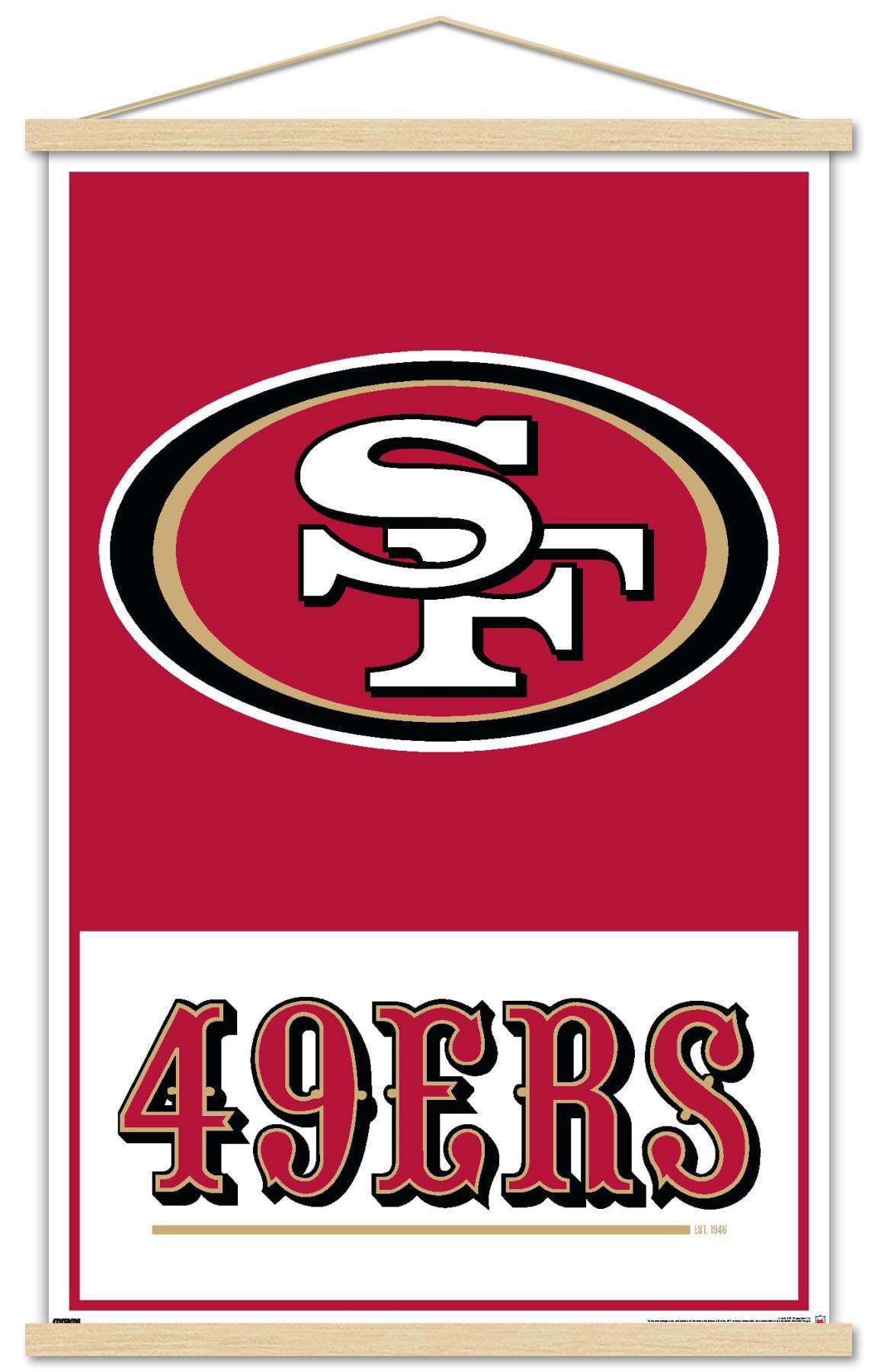 NFL San Francisco 49ers - Logo 21 Wall Poster, 22.375 x 34 