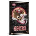 thumbnail image 1 of NFL San Francisco 49ers - Neon Helmet 23 Canvas Wall Poster, 22.375" x 34", 1 of 4
