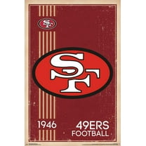 NFL San Francisco 49ers - Retro Logo 14 Wall Poster, 22.375" x 34"