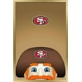 thumbnail image 1 of NFL San Francisco 49ers - S. Preston Mascot Sourdough Sam 20 Wall Poster, 14.725" x 22.375", Framed, 1 of 3