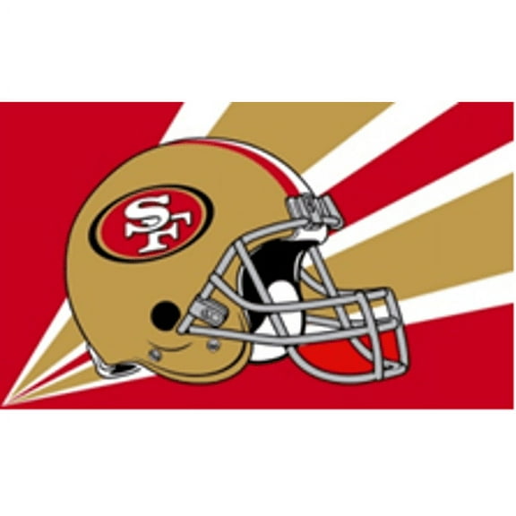 NFL San Francisco Heavy Duty Single Sided Flag