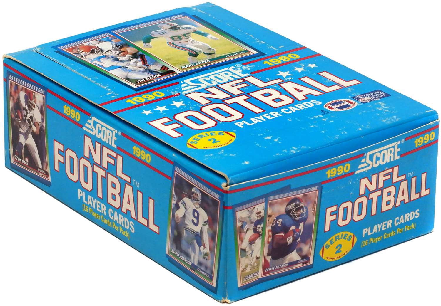 NFL Score 1990 Series 2 Football Trading Card WAX Box (36 Packs)