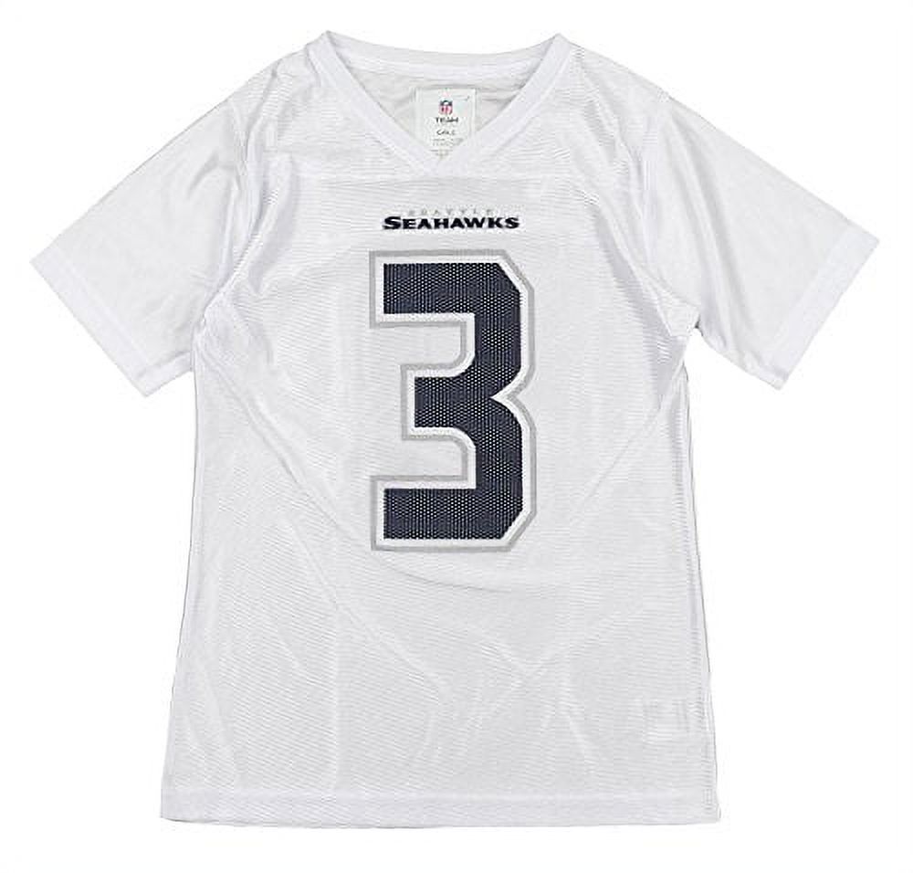 NFL Seatle Seahawks Russell Wilson 3 Youth Girls Dazzle Jersey Small 7 8 Walmart