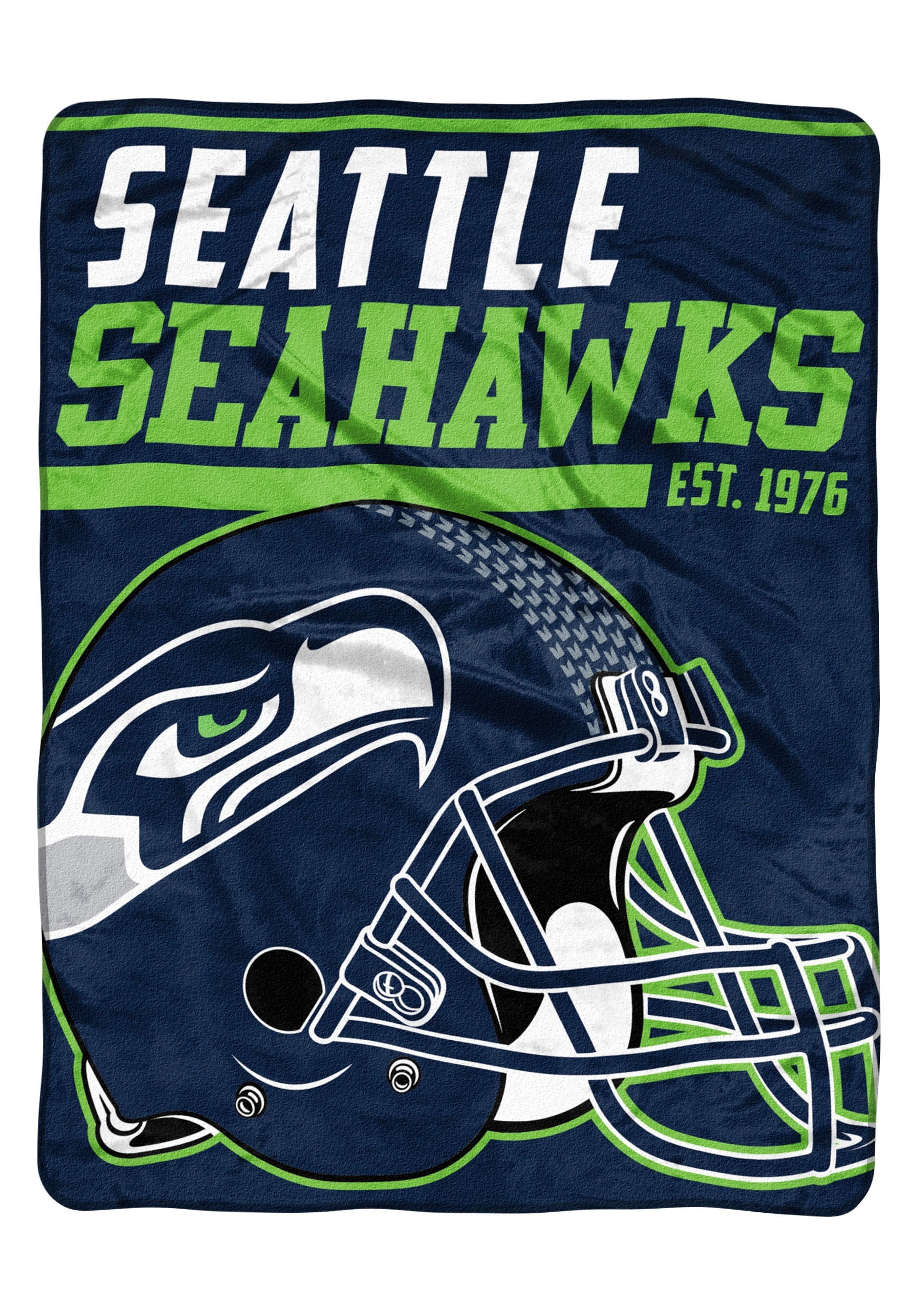 Seattle Seahawks Raschel Throw Blanket