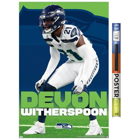 NFL Seattle Seahawks - Devon Witherspoon 24 Wall Poster, 22.375" x 34"