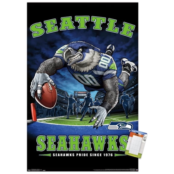 NFL Seattle Seahawks - End Zone 17 Wall Poster, 22.375" x 34"