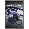 thumbnail image 1 of NFL Seattle Seahawks - Helmet 16 Wall Poster, 14.725" x 22.375", Framed, 1 of 6