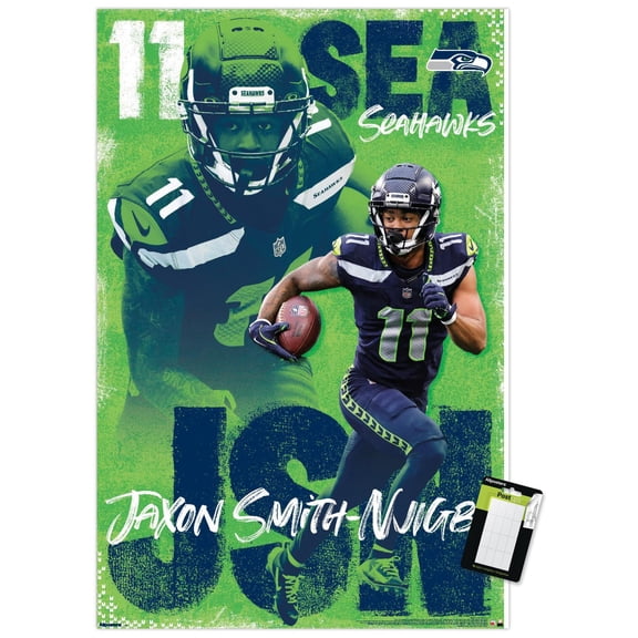 NFL Seattle Seahawks - Jaxon Smith-Njigba 26 Wall Poster, 22.375" x 34"