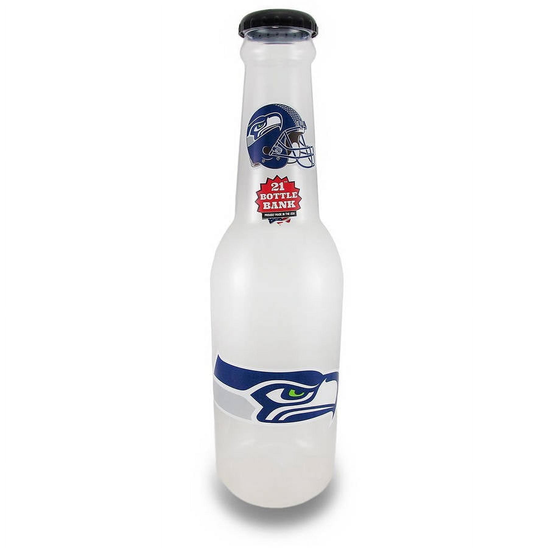 NFL Seattle Seahawks Jumbo Bottle Coin Bank 21 In.