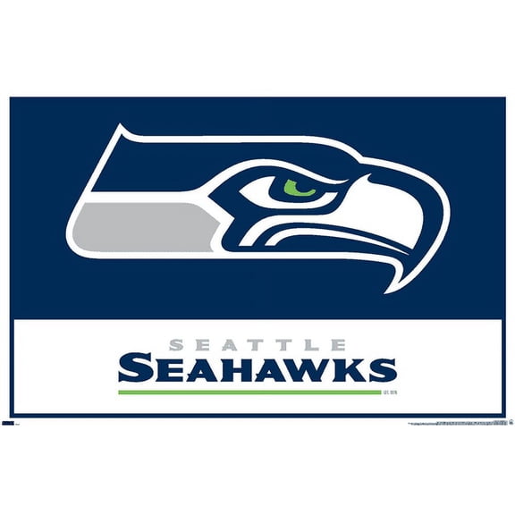 NFL Seattle Seahawks - Logo 21 Wall Poster, 14.72" x 22.37"