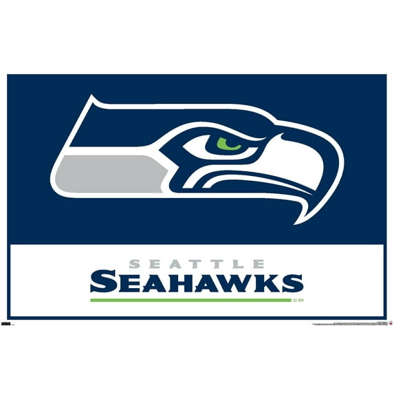 NFL Seattle Seahawks - Logo 21 Wall Poster, 22.375" x 34"