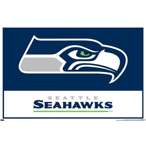 NFL Seattle Seahawks - Logo 21 Wall Poster, 22.37" x 34"