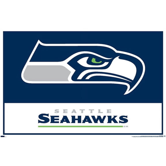 NFL Seattle Seahawks - Logo 21 Wall Poster, 22.37" x 34"