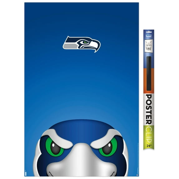 NFL Seattle Seahawks - S. Preston Mascot Blitz 20 Wall Poster, 22.375" x 34"