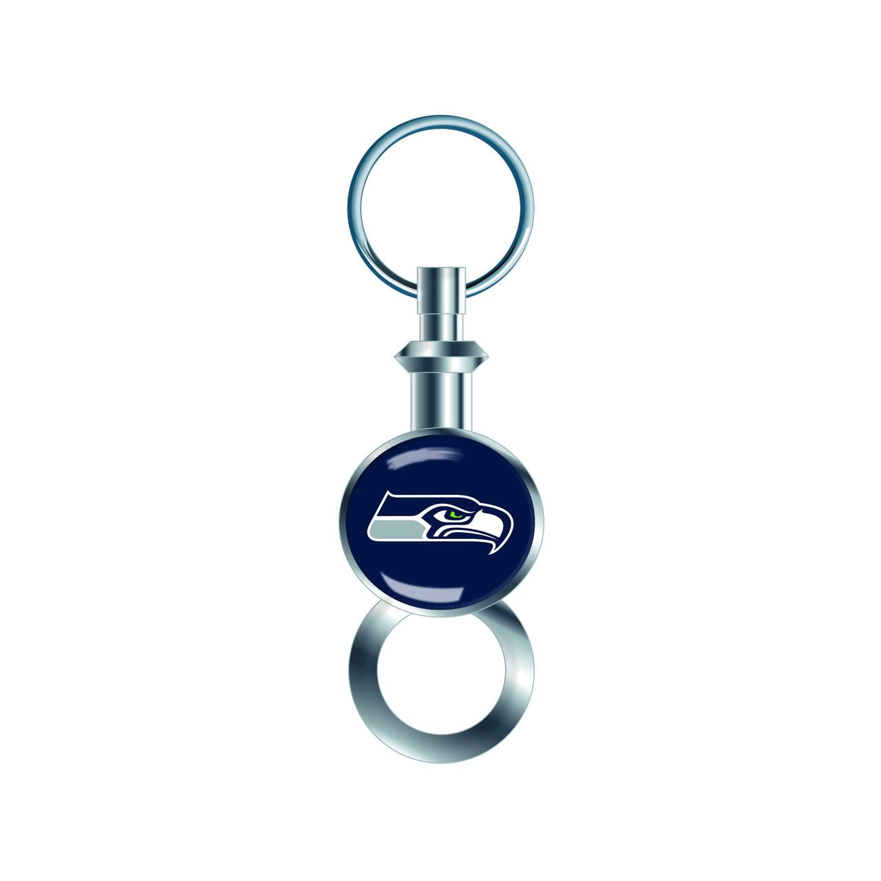 NFL Seattle Seahawks Team Valet Metal Keychain Walmart Business