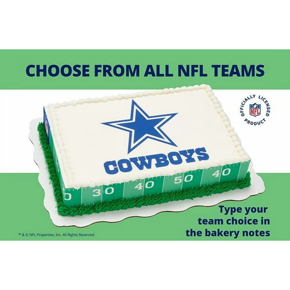 NFL Sheet Cake