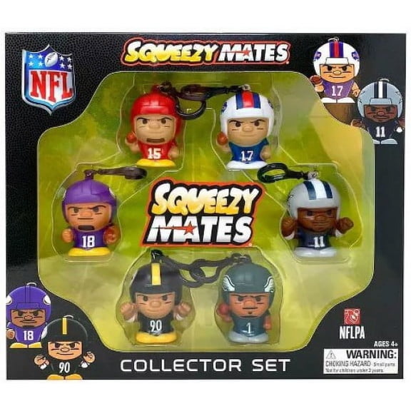 NFL Squeezy Mates Collector Set