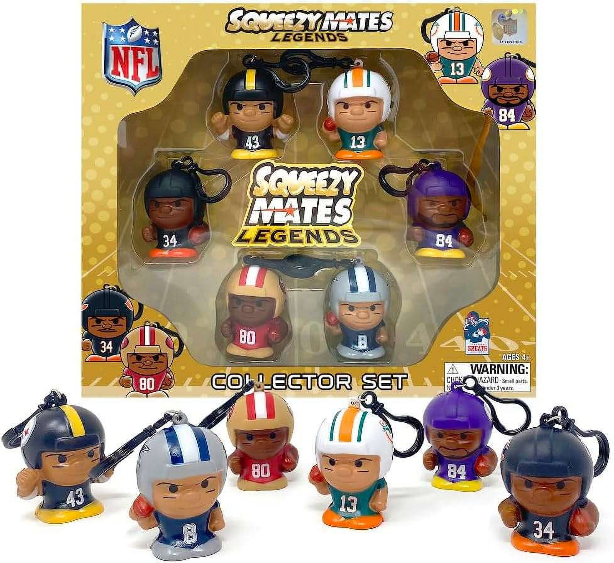 NFL Squeezy Mates Legends Collector Set