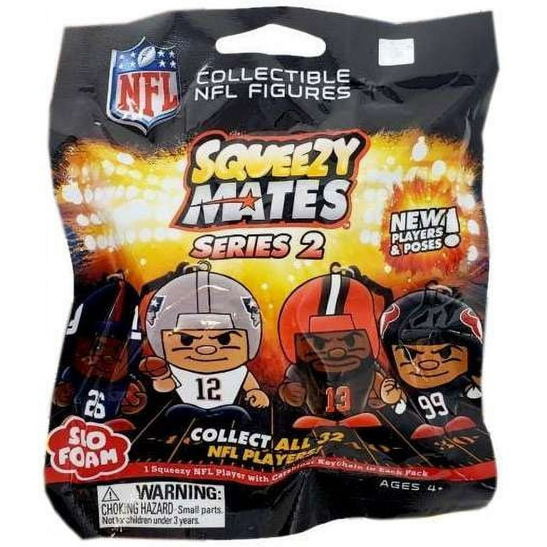 NFL Squeezy Mates Series Football Mystery Pack (1 RANDOM Slo