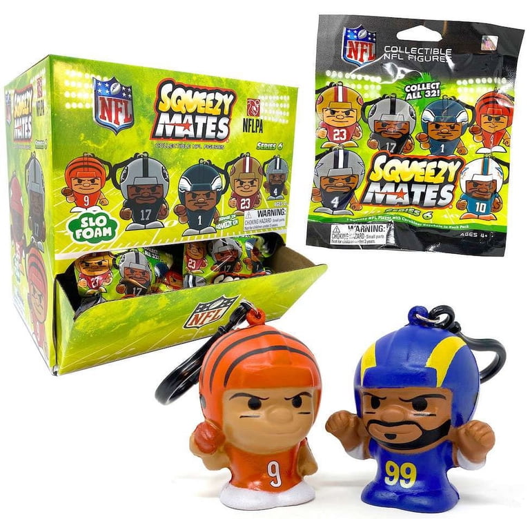 NFL Squeezy Mates Series 6 Squishy Football Mystery Squeeze Box