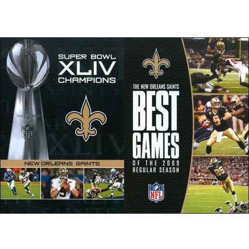 NFL Super Bowl XLIV Champions: New Orleans Saints / NFL The New Orleans  Saints: Best Games Of The 2009 Regular Season (2-Pack) (DVD) 