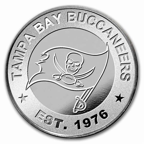 NFL Tampa Bay Buccaneers 1 oz Silver Round