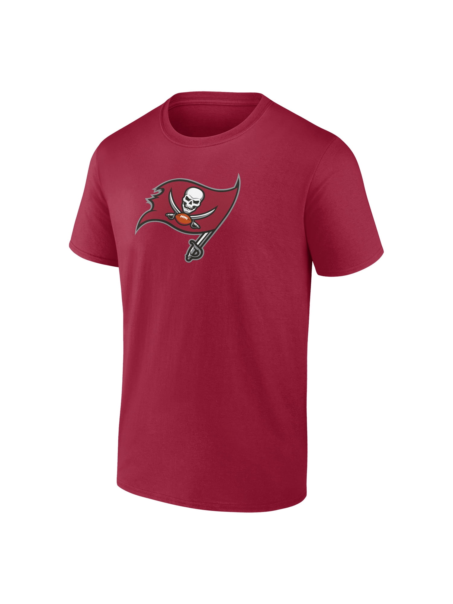 NFL Tampa Bay Buccaneers Men's Cotton Red Short Sleeve T-Shirt