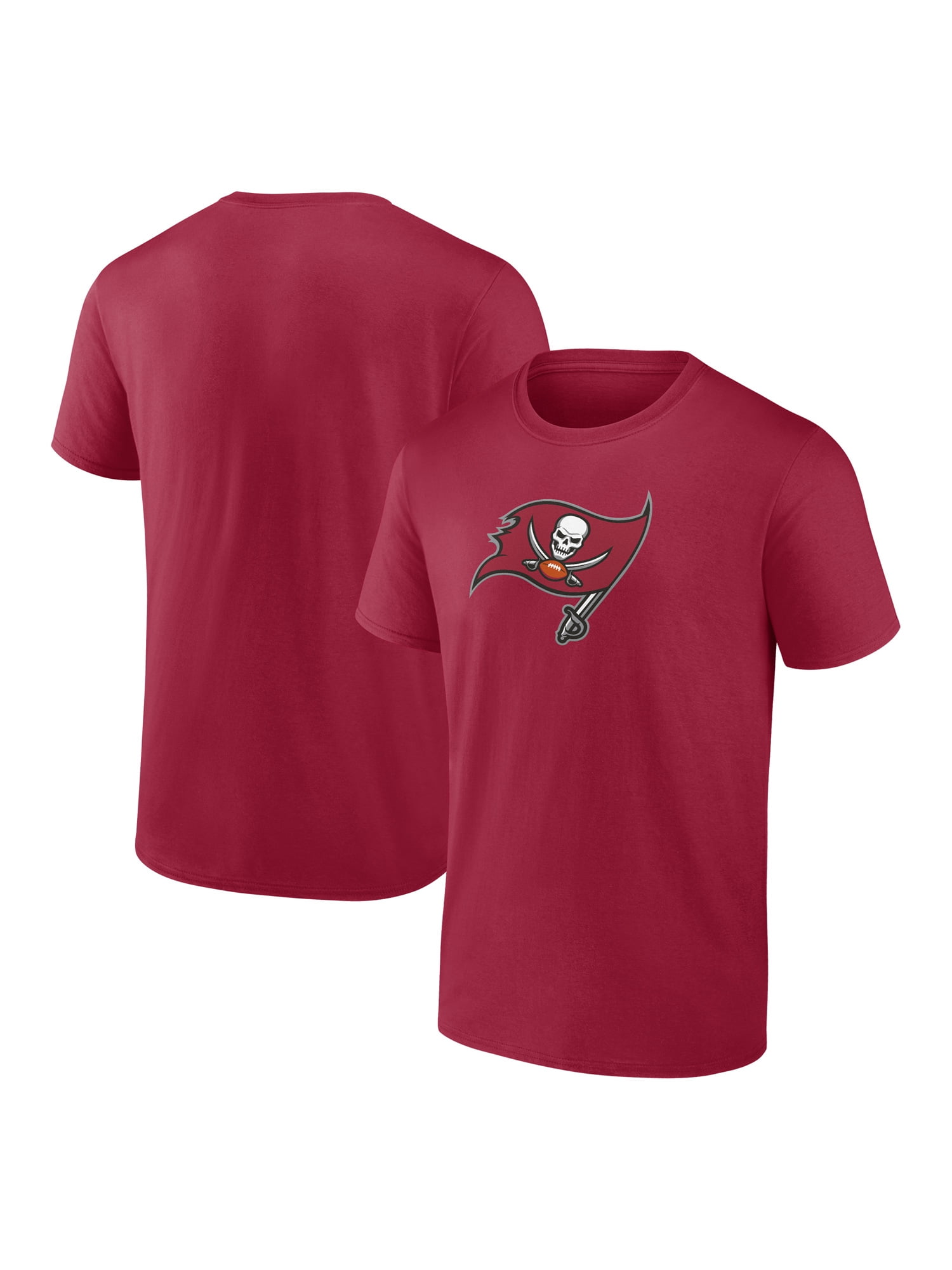 NFL Tampa Bay Buccaneers Men's Cotton Red Short Sleeve T-Shirt