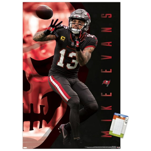 NFL Tampa Bay Buccaneers - Mike Evans 22 Wall Poster, 14.725" x 22.375"