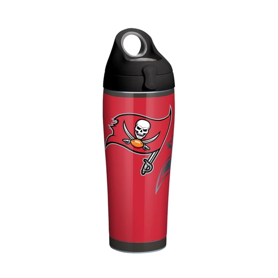 NFL Tampa Bay Buccaneers Rush 24 oz Stainless Steel Water Bottle with lid