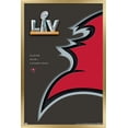 thumbnail image 1 of NFL Tampa Bay Buccaneers - Super Bowl LV Minimalist Logo Wall Poster, 14.725" x 22.375", Framed, 1 of 3