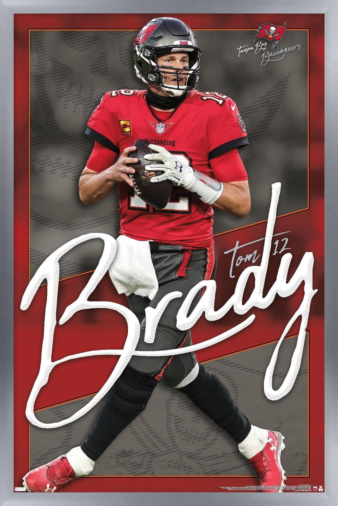 NFL Tampa Bay Buccaneers - Tom Brady 21 Wall Poster, 14.725' x