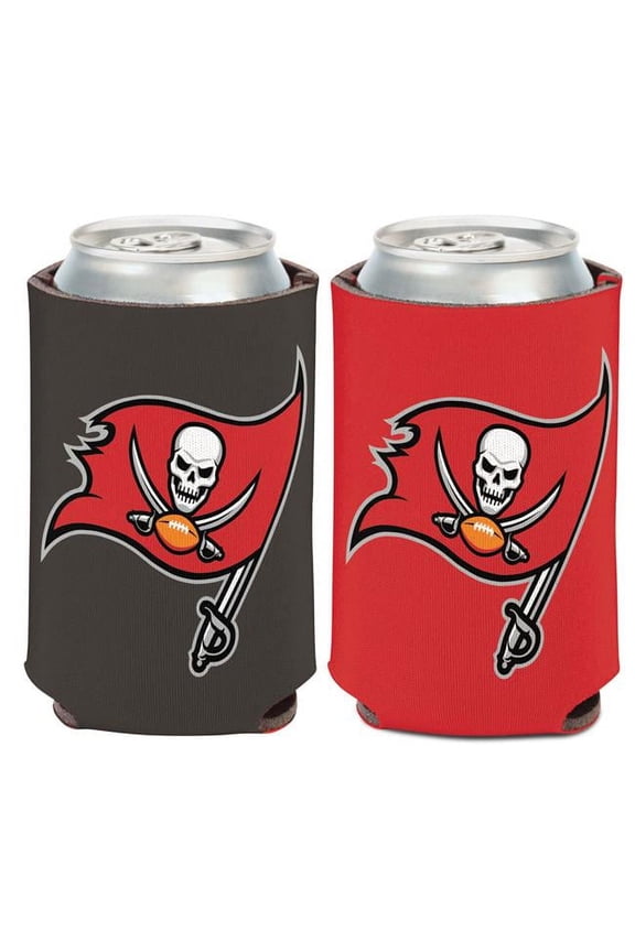 NFL Tampa Bay Bucs 2 Color 12oz Can Cooler, Collapsible