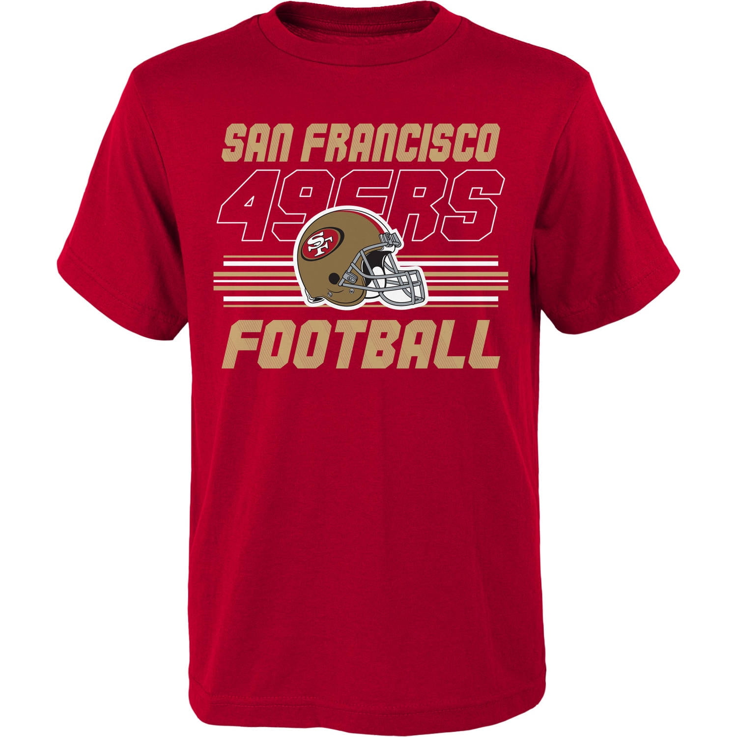 NFL Team 49ERS Youth Team SS Tee Sizes 4 18 Team Colors