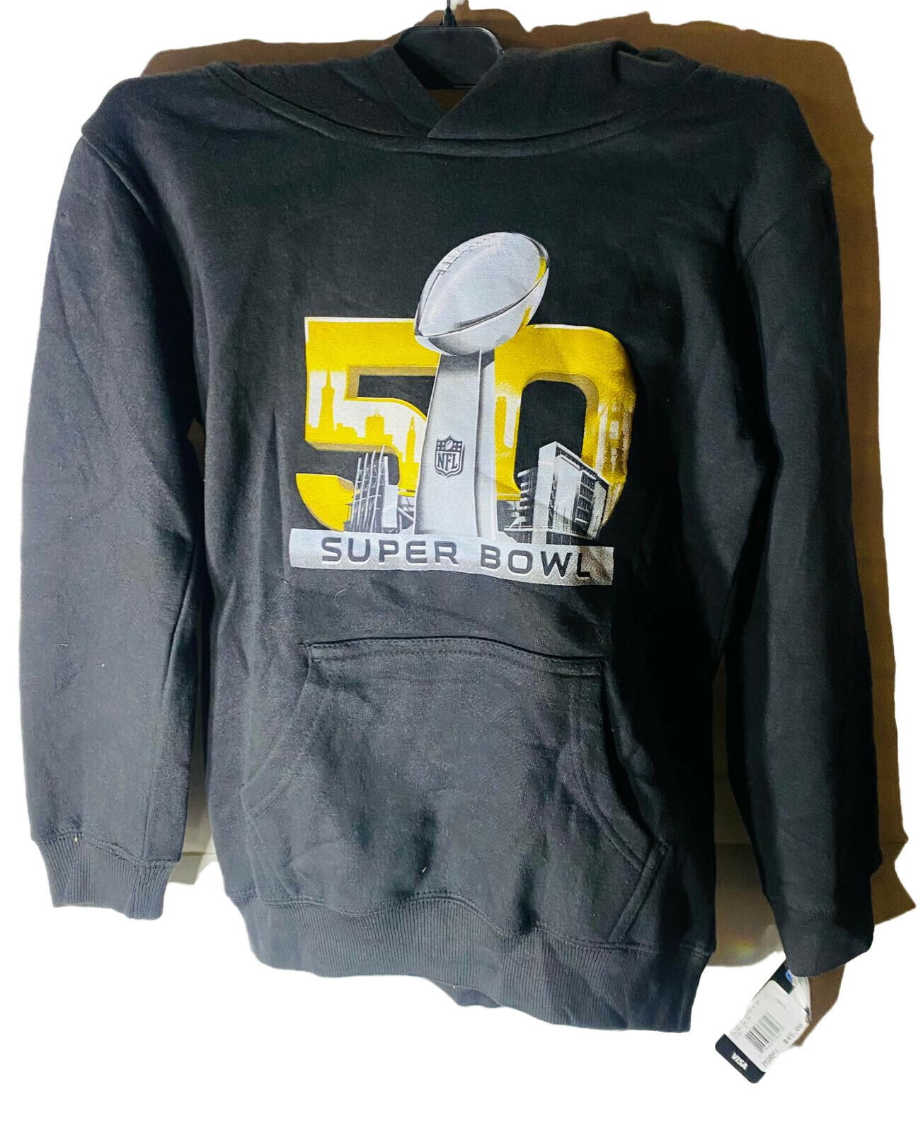 NFL Team Apparel Youth Super Bowl 50 Fleece Pullover Hoodie