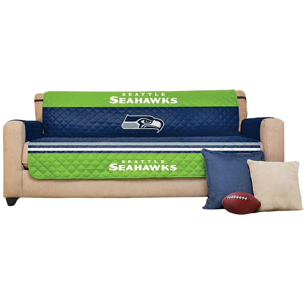 NFL Team Logo Football Sports Fan Furniture Protector Cover, Sofa