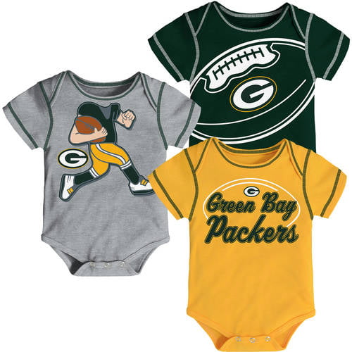 NFL, Team: PACKERS ,NB/INF 3 Pack Creepers, Team Color/Grey/Alternate Team  Color